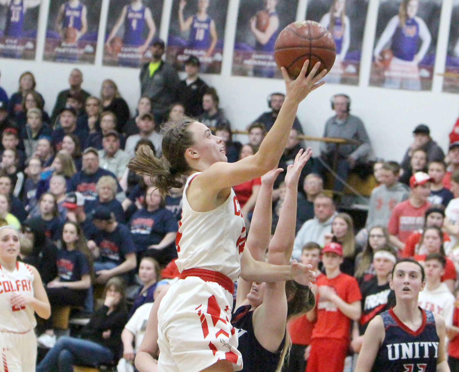 Colfax girls basketball vs Unity at Chetek-Weyerhaeuser 3-5-20